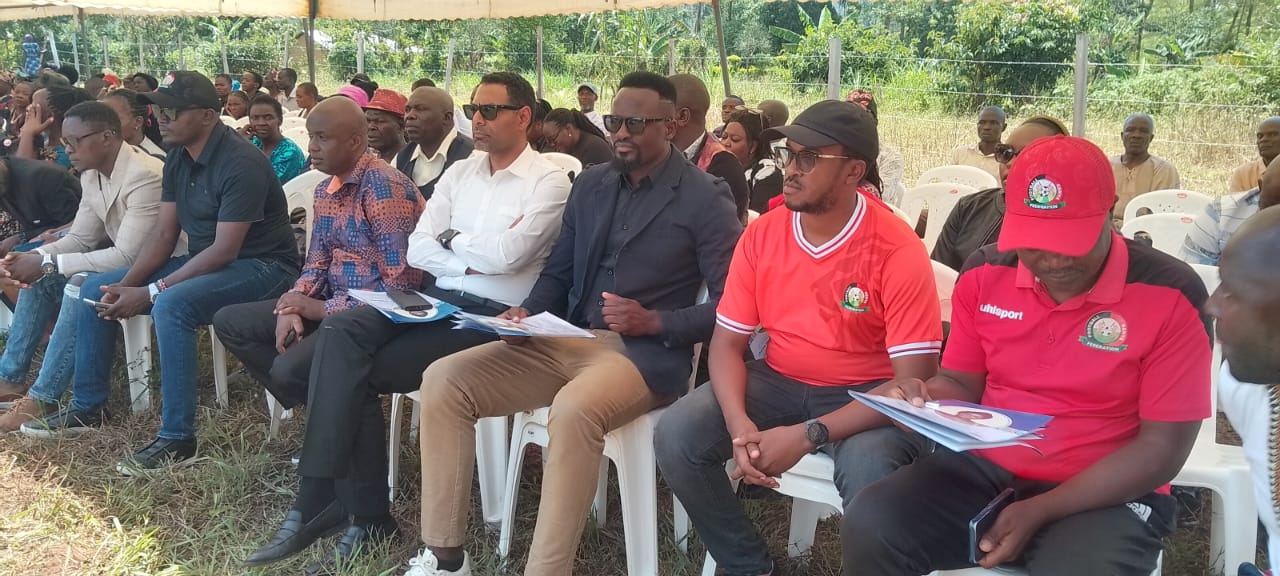 FKF President Hussein Mohammed In Kakamega For The Burial of Mama Jane Ambale Opindi