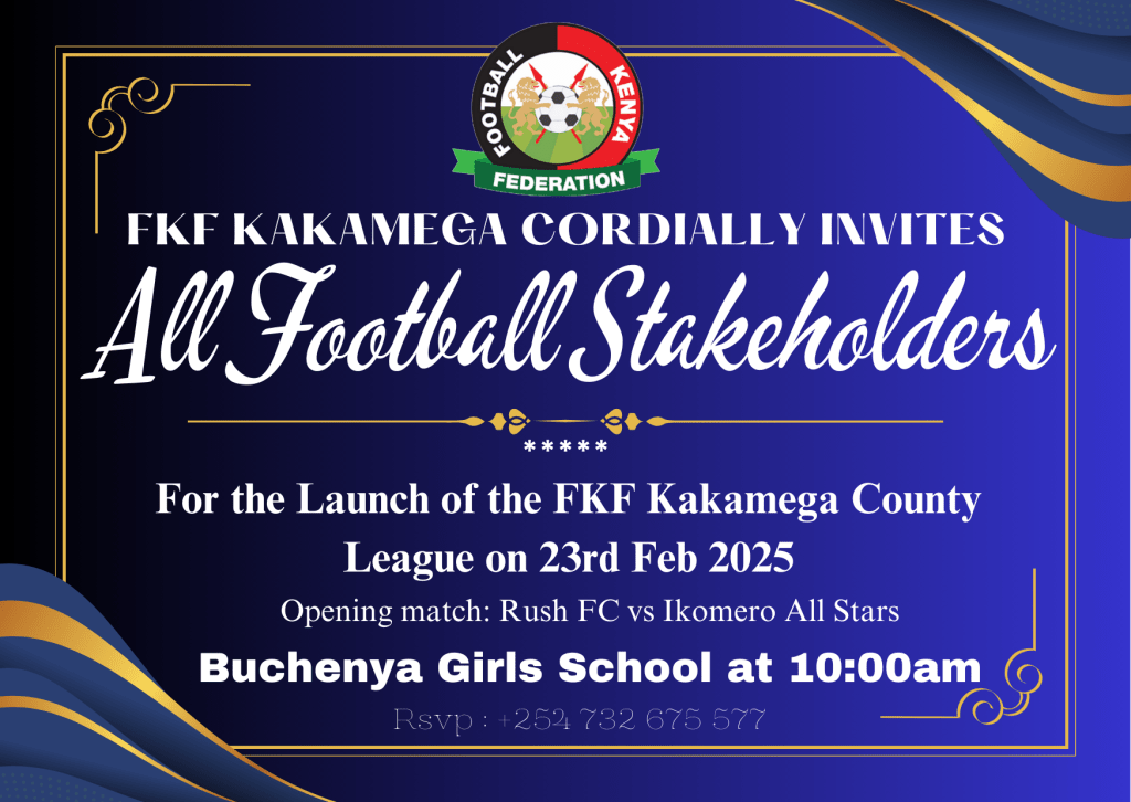 Launch of FKF Kakamega Branch&nbsp;League